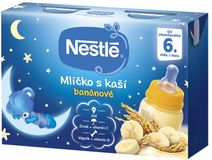 Nestlé Mlíčko s kaší Banánové 2 x 200 ml