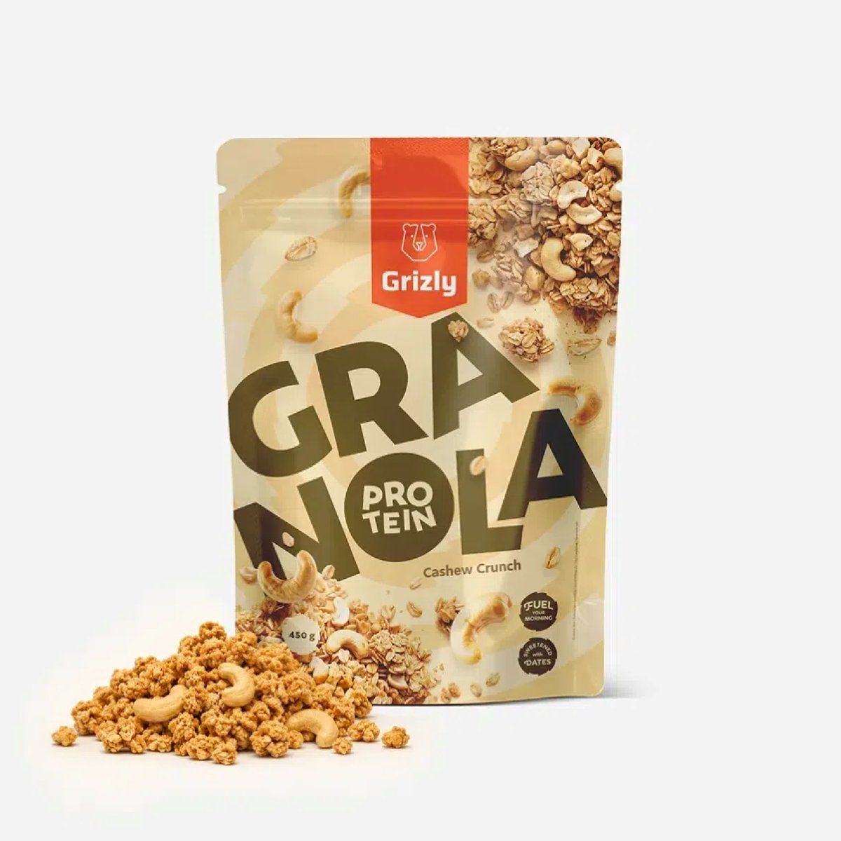 Grizly Granola protein cashew crunch 450 g