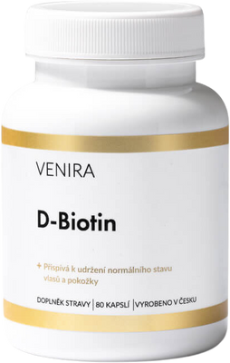 Venira D-Biotin 80 kapslí