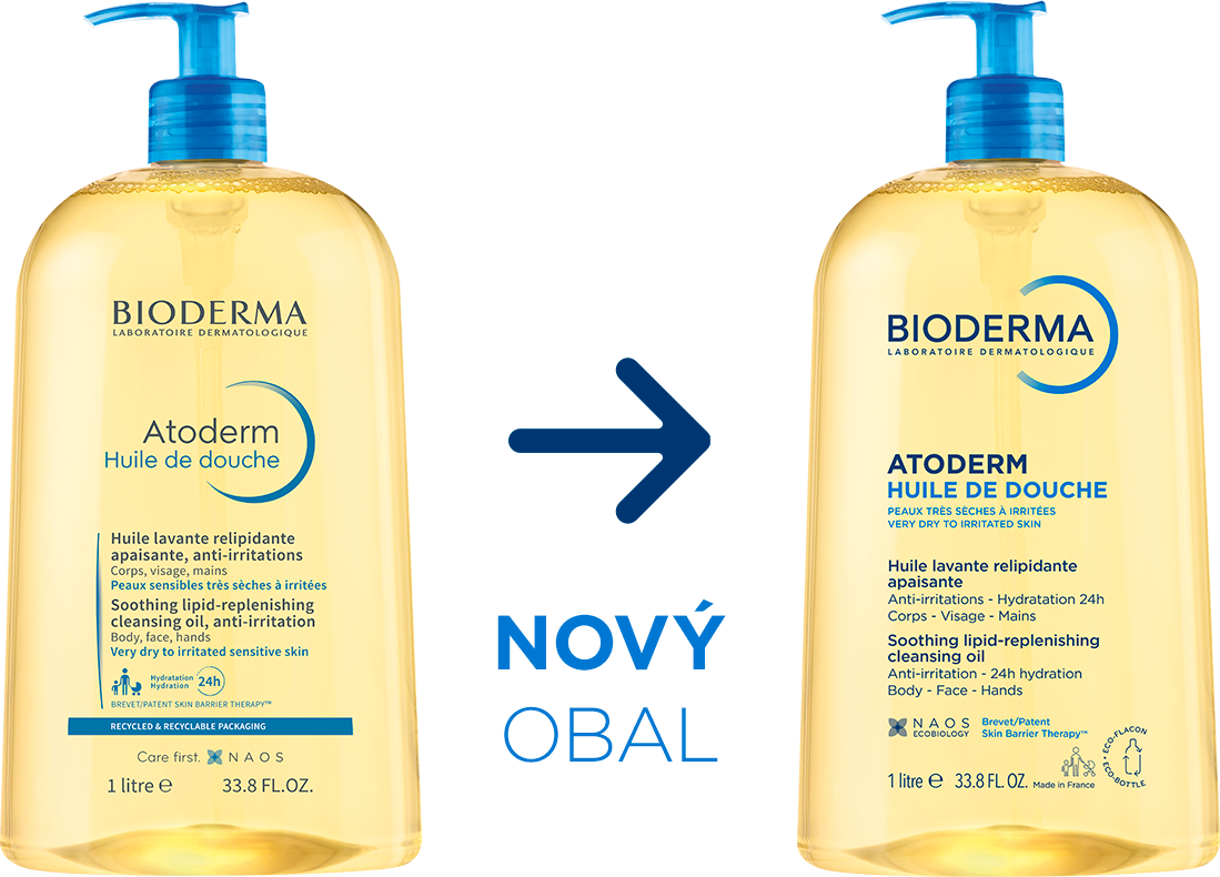 Bioderma Atoderm Sprchový olej pro velmi suchou až atopickou pokožku 1 l