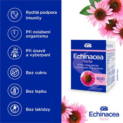 GS Echinacea Forte 600mg 90 tablet
