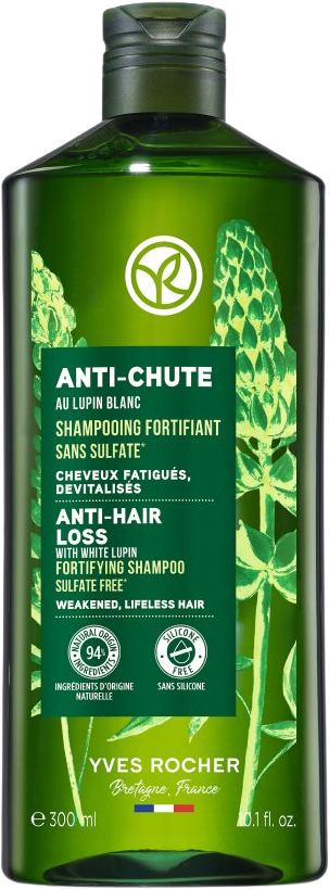 Yves Rocher Šampon na podporu růstu vlasů s lupinou bílou 300 ml