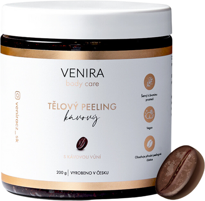 Venira Tělový peeling kávový 200 g