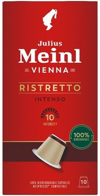 Julius Meinl Kompostovatelné kapsle Inspresso Ristretto Intenso 10 kapslí
