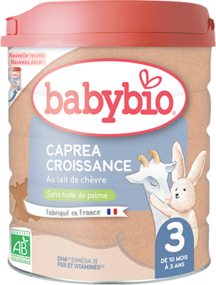 Babybio Organic Caprea 3 kecsketejpor 800 g