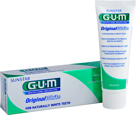Gum Zubní pasta Original White bělicí 75 ml