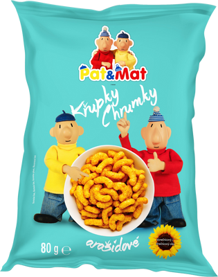 Gusto Pat a Mat Arašídové křupky 80 g