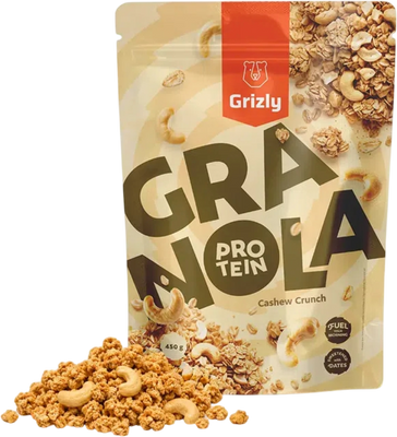 Grizly Granola protein cashew crunch 450 g