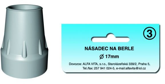 Alfa Vita násadec na berle 17 mm