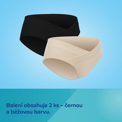 Canpol babies Těhotenské kalhotky s nízkým pasem MumFIT L 2 ks