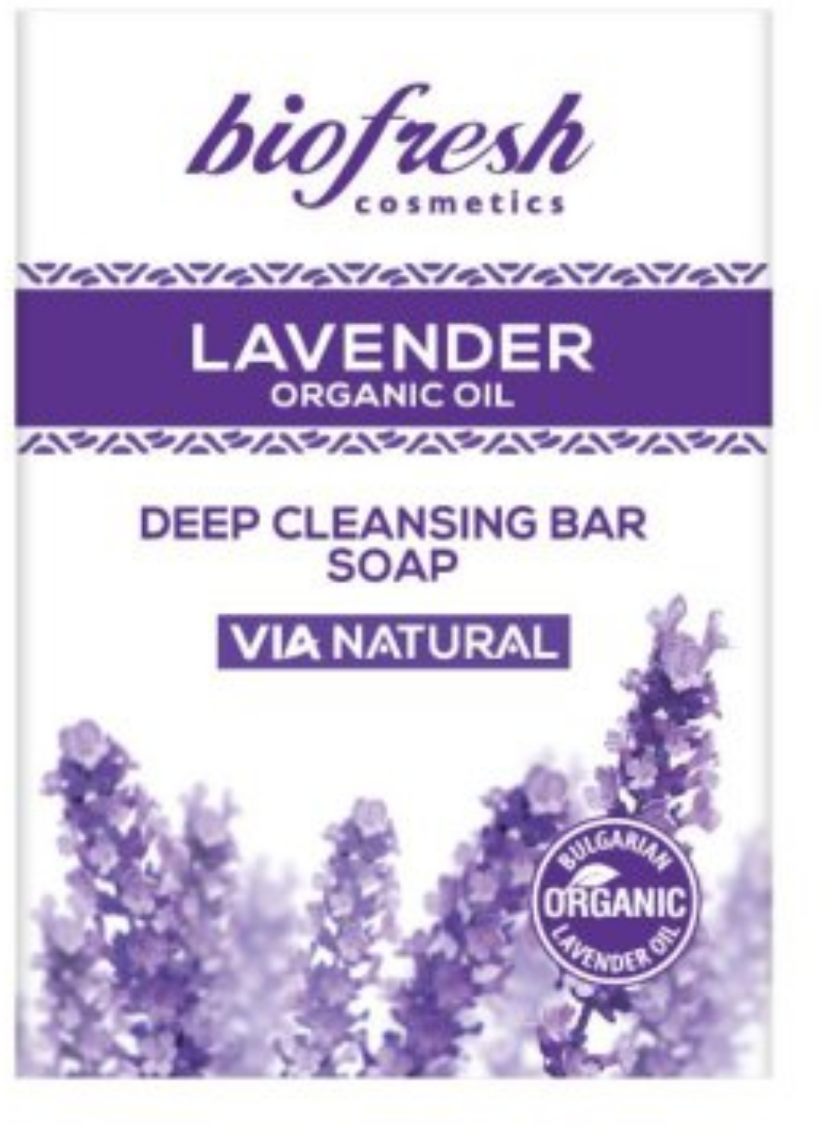 Biofresh Hloubkově čistící mýdlo s organickým levandulovým olejem Lavender 100 g