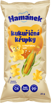 Hamánek Kukuřičné křupky s mořskou solí 20 g