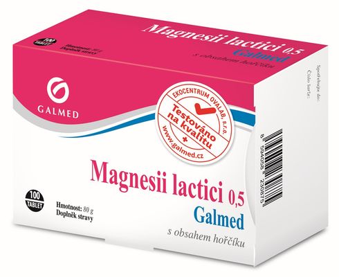 Galmed Magnesii lactici 0,5 g 100 tablet