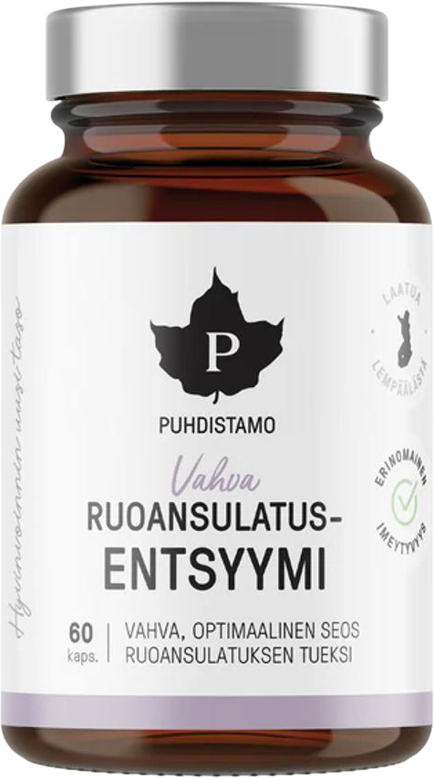 Puhdistamo Digestive Enzymes (Trávicí enzymy) 60 kapslí