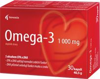 Noventis Omega- 3  1000mg pro zdravé srdce a cévy 30 kapslí