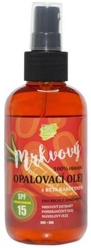 Vivaco Bio Přírodní opalovací mrkvový olej SPF15, 150 ml
