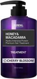 Kundal Honey&Macadamia Treatment - hydrointenzivní proteinová kůra na vlasy Cherry Blossom 500 ml