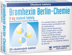 Bromhexin 8 Berlin-Chemie 8 mg 25 tablet