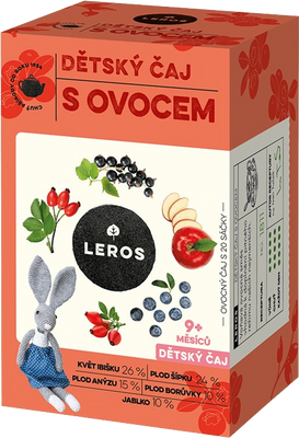 Leros dětský čaj s ovocem 20 x 2 g