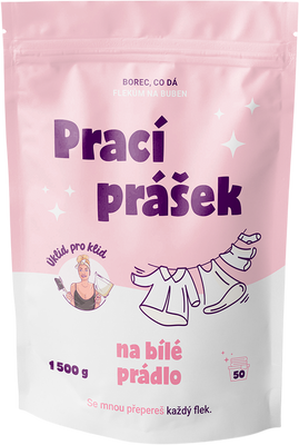 Úklid pro klid Prací prášek bílé prádlo 1.5 kg