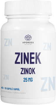 Aporosa Zinek 25 mg 60 kapslí