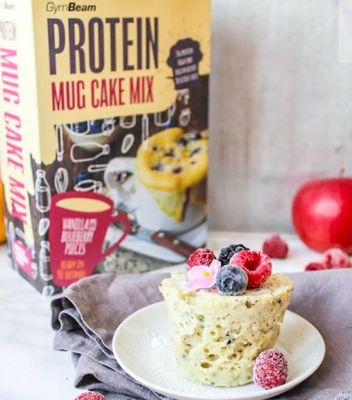 GymBeam Protein Mug Cake Mix vanilka + borůvky 500 g