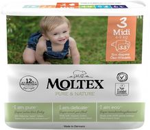 Moltex Plenky Midi 4-9 kg ekonomické balení 132 ks