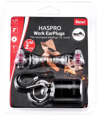 Haspro Work špunty do uší proti hluku při práci 2 páry 2 x 2 ks