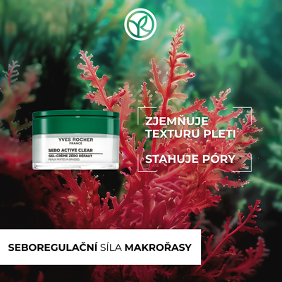 Yves Rocher Sebo Active Clear Gelová péče proti nedostatkům pleti 50 ml
