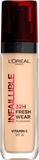 L'Oréal Paris Infaillible Fresh Wear Dlouhotrvající tekutý make-up 100 Linen 30 ml