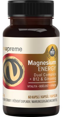 Nupreme Magnesium ENERGY 60 kapslí