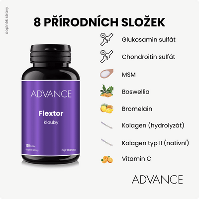 ADVANCE Flextor - klouby 120 tablet