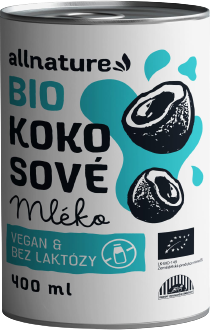 Allnature Kokosové mléko BIO 400 ml