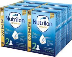 Nutrilon Advanced 2 pokračovací kojenecká mléka 6 x 1000 g