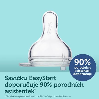 Canpol babies Lahev se širokým hrdlem ROYAL BABY modrá 120 ml