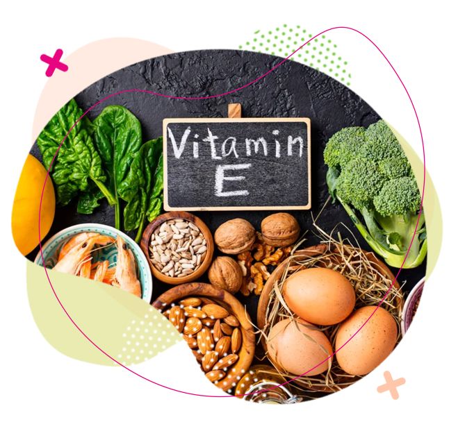oči, Lutein, vitamín E, stres