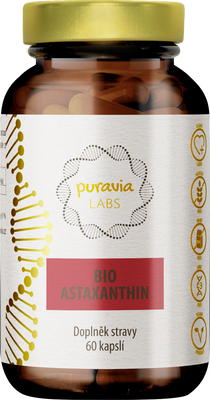 Puravia LABS BIO Astaxanthin 8 mg 60 kapslí