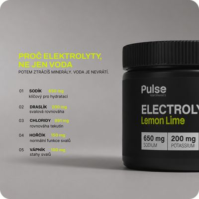 Pulse Performance Electrolytes Lemon Lime 220 g