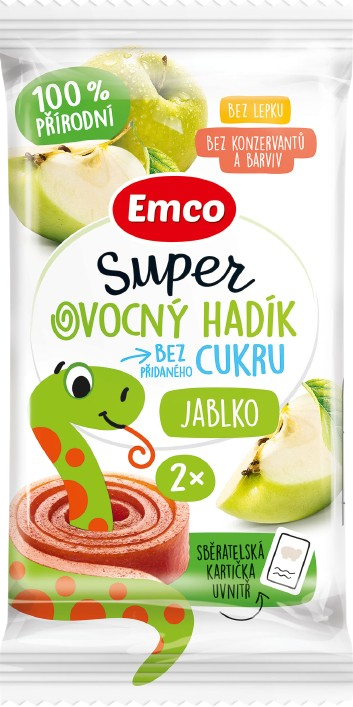 Emco Super ovocný hadík jablko 20 g
