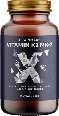 BrainMax Vitamin K2 jako MK7 100 kapslí