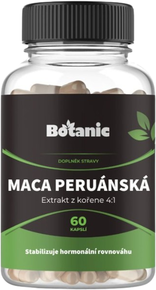 Botanic Maca peruánská - Prášek z kořene BIO 60 kapslí