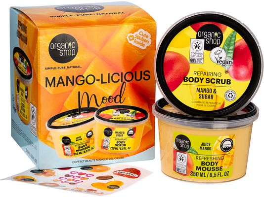 Organic Shop Mango-licious Mood Beauty Set 2 x 250 ml