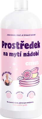 Úklid pro klid Prostředek na mytí nádobí Citrus 1 l