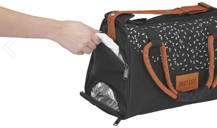 Badabulle Taška Pocketstyle Black Camel