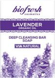 Biofresh Hloubkově čistící mýdlo s organickým levandulovým olejem Lavender 100 g