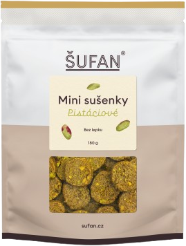 Šufan Mini sušenky pistáciové 180 g