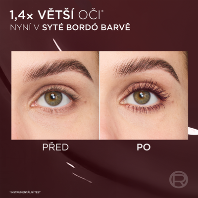 L'Oréal Paris Volume Million Lashes Panorama Bordeaux Řasenka 9.9 ml