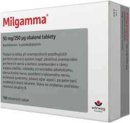Milgamma 50 mg 100 tablet