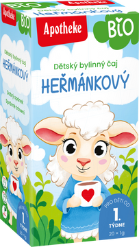Apotheke Dětský čaj BIO heřmánkový 20 x 1 g