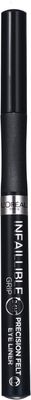 L'Oréal Paris Infaillible Grip 27H Precision Felt 01 black linka na oči, 1 ml